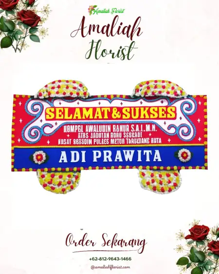 Papan Bunga Ucapan Selamat Kuta Waringin